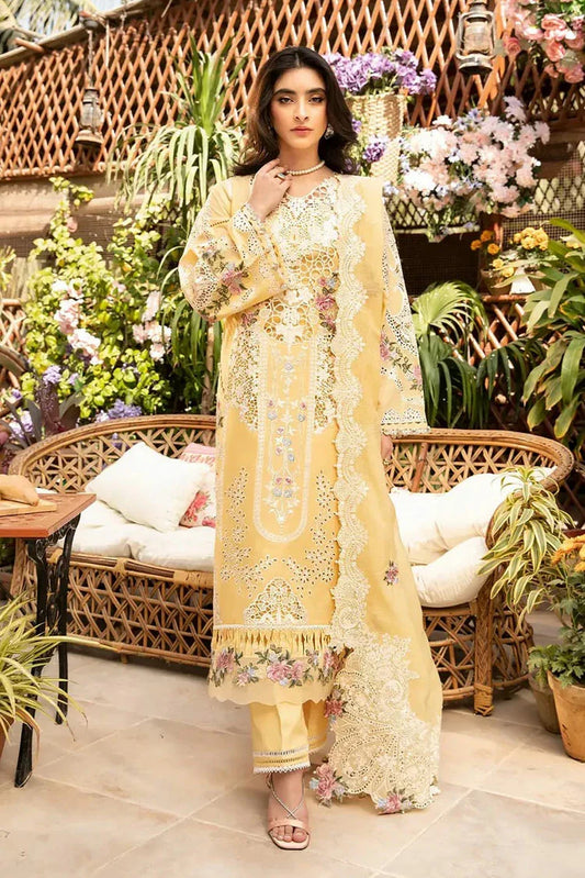 Picture of Elaf - Premium Luxury Lawn Collection - ELM-2B Roshnee - Unstitched - Available at Raja Sahib