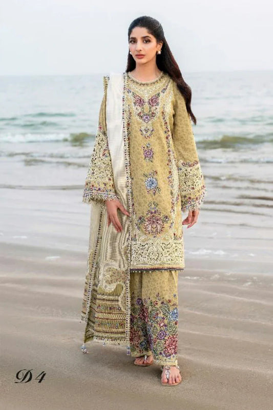 Picture of Jazmin - Shahkaar Luxury Eid Lawn - SL-25-D4 - Unstitched - Available at Raja Sahib