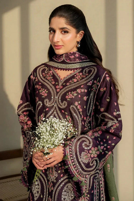 Picture of Jazmin - Shahkaar Luxury Eid Lawn - SL-25-D6 - Unstitched - Available at Raja Sahib