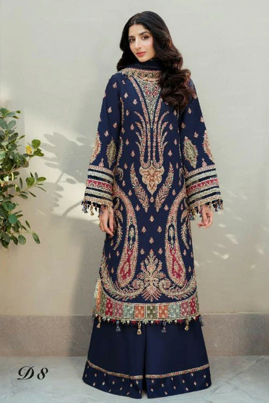Picture of Jazmin - Shahkaar Luxury Eid Lawn - SL-25-D8 - Unstitched - Available at Raja Sahib