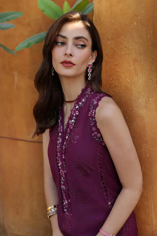 Picture of Noor by Saadia Asad - Noor Eid Luxury Handwork Laserkari - Design 2A - Unstitched - Available at Raja Sahib