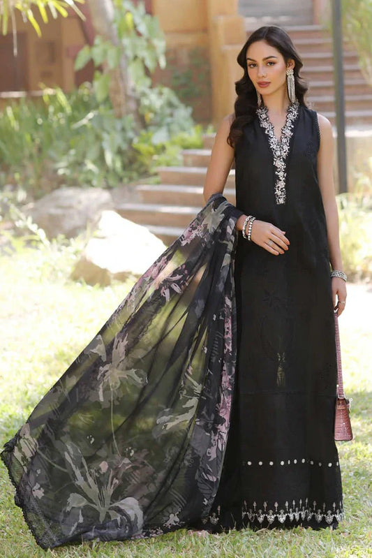 Picture of Noor by Saadia Asad - Noor Eid Luxury Handwork Laserkari - Design 6A - Unstitched - Available at Raja Sahib