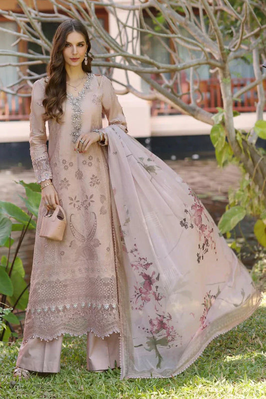 Picture of Noor by Saadia Asad - Noor Eid Luxury Handwork Laserkari - Design 6B - Unstitched - Available at Raja Sahib