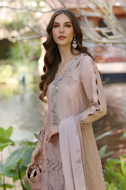 Picture of Noor by Saadia Asad - Noor Eid Luxury Handwork Laserkari - Design 6B - Unstitched - Available at Raja Sahib