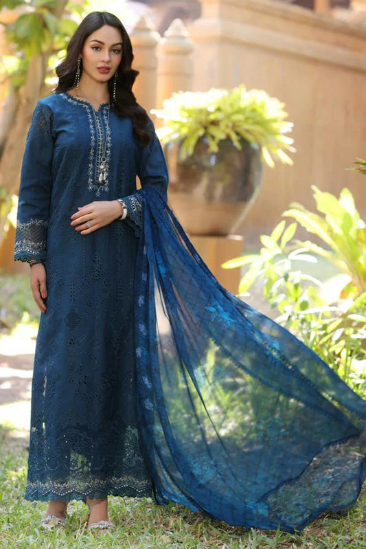 Picture of Noor by Saadia Asad - Noor Eid Luxury Handwork Laserkari - Design 7B - Unstitched - Available at Raja Sahib