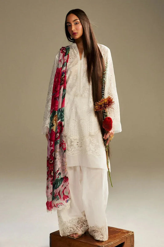 Picture of Zara Shahjahan - Satori Embroidered Lawn Collection - Kaori-1A - Unstitched - Available at Raja Sahib