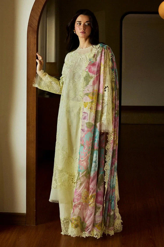 Picture of Zara Shahjahan - Satori Embroidered Lawn Collection - Kaori-1B - Unstitched - Available at Raja Sahib