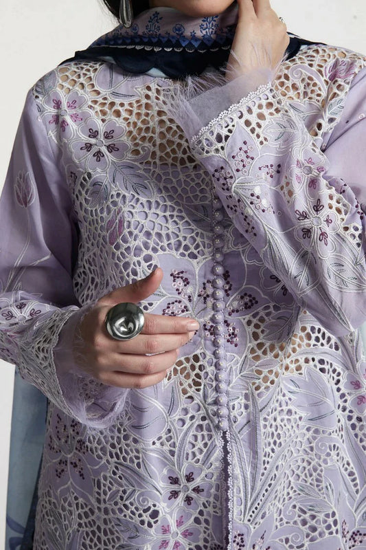 Picture of Zara Shahjahan - Satori Embroidered Lawn Collection - Umi-3B - Unstitched - Available at Raja Sahib