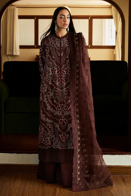 Picture of Zara Shahjahan - Satori Embroidered Lawn Collection - Shizumi-4B - Unstitched - Available at Raja Sahib
