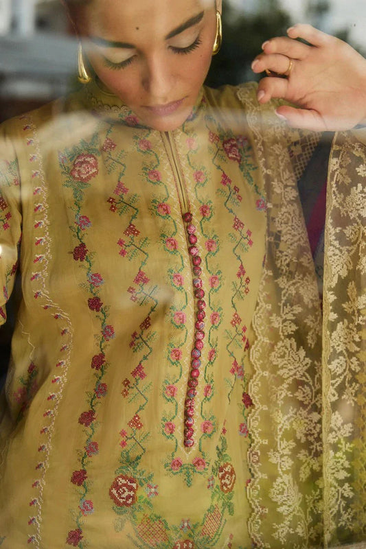 Picture of Zara Shahjahan - Satori Embroidered Lawn Collection - Hikari-7B - Unstitched - Available at Raja Sahib