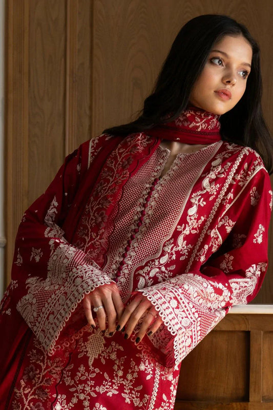 Picture of Zara Shahjahan - Satori Embroidered Lawn Collection - Mei-8A - Unstitched - Available at Raja Sahib