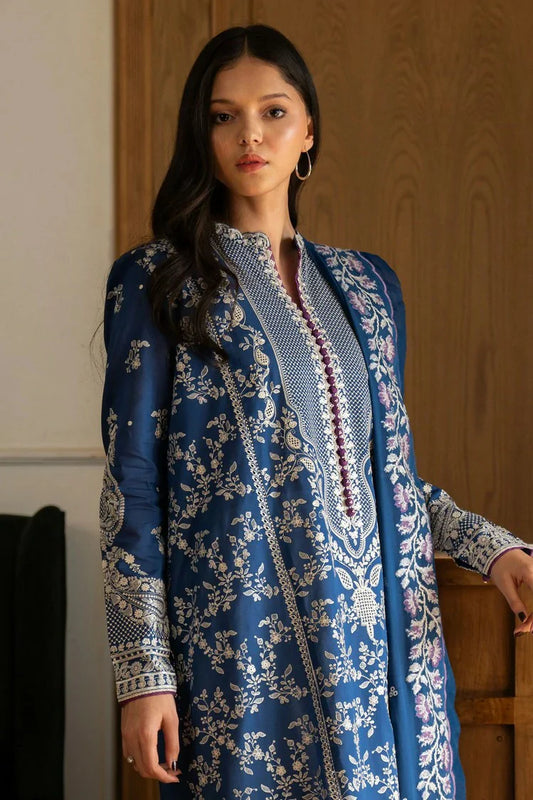 Picture of Zara Shahjahan - Satori Embroidered Lawn Collection - Mei-8B - Unstitched - Available at Raja Sahib