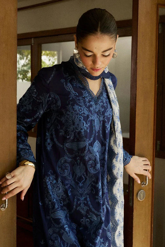 Picture of Zara Shahjahan - Satori Embroidered Lawn Collection - Sei-9B - Unstitched - Available at Raja Sahib