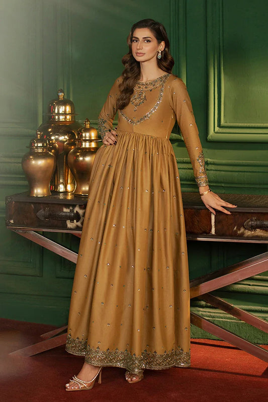 Picture of Asim Jofa - Premium Festive Collection - AJPF-20 EMBROIDERED BOSKI SILK 2 PCS - Unstitched - Available at Raja Sahib