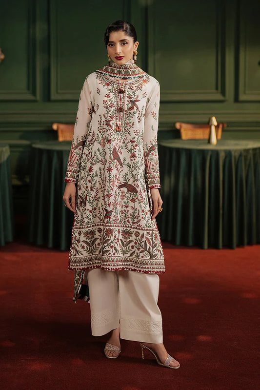 Picture of Asim Jofa - Premium Festive Collection - AJPF-30 EMBROIDERED COTTON NET 3 PCS - Unstitched - Available at Raja Sahib