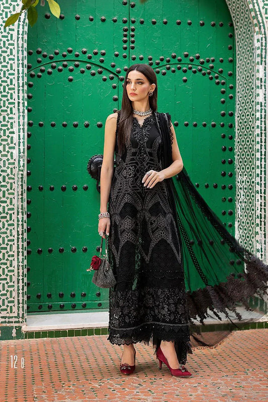 Picture of Maria B - Voyage A Luxe Luxury Lawn Collection - Design 12B - Unstitched - Available at Raja Sahib