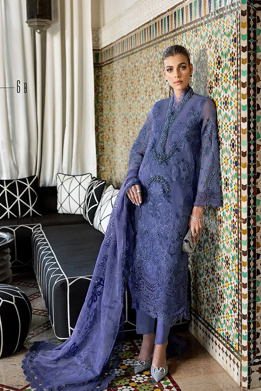 Picture of Maria B - Voyage A Luxe Luxury Lawn Collection - Design 6B - Unstitched - Available at Raja Sahib