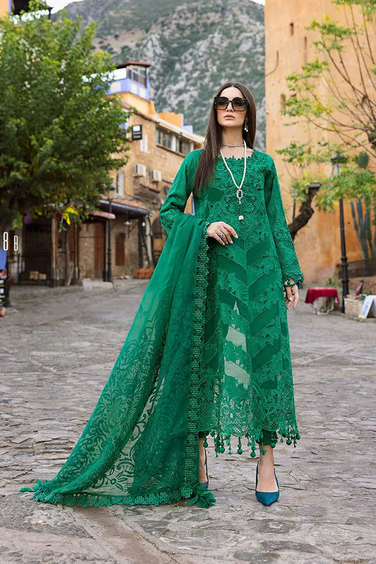 Picture of Maria B - Voyage A Luxe Luxury Lawn Collection - Design 8B - Unstitched - Available at Raja Sahib