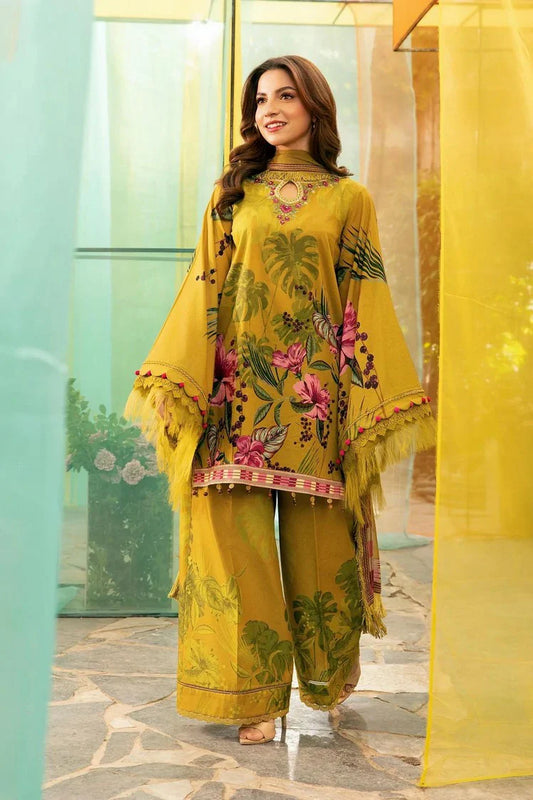 Picture of Maria B - M Basics Lawn Edition Vol 1 - Design 10A - Unstitched - Available at Raja Sahib