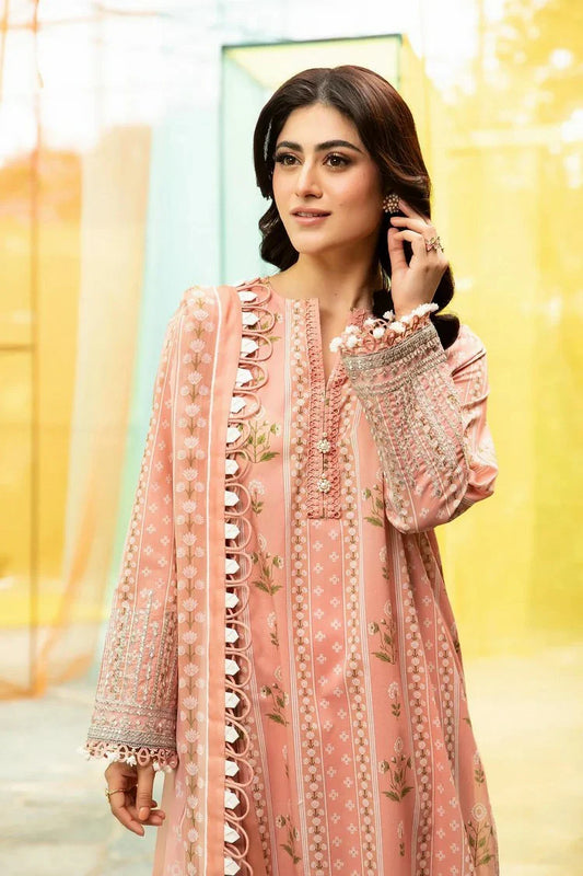 Picture of Maria B - M Basics Lawn Edition Vol 1 - Design 11B - Unstitched - Available at Raja Sahib