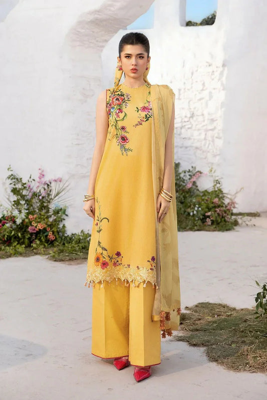 Picture of Maria B - M Basics Lawn Edition Vol 1 - Design 12A - Unstitched - Available at Raja Sahib