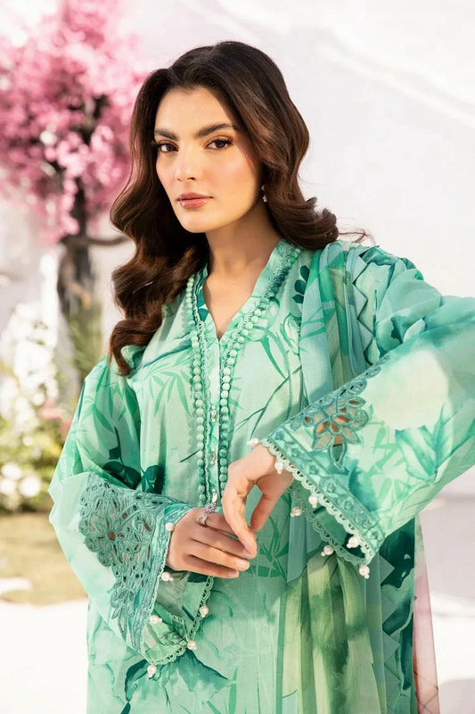 Picture of Maria B - M Basics Lawn Edition Vol 1 - Design 13A - Unstitched - Available at Raja Sahib