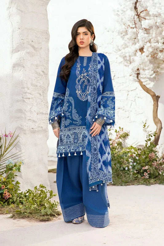 Picture of Maria B - M Basics Lawn Edition Vol 1 - Design 3B - Unstitched - Available at Raja Sahib