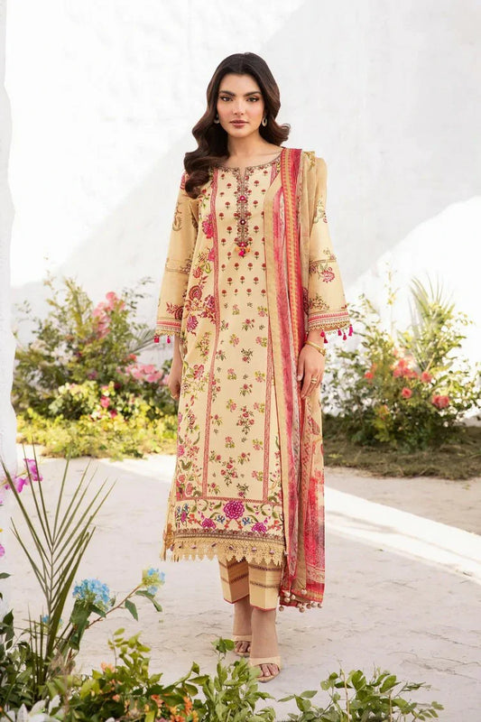 Picture of Maria B - M Basics Lawn Edition Vol 1 - Design 5A - Unstitched - Available at Raja Sahib