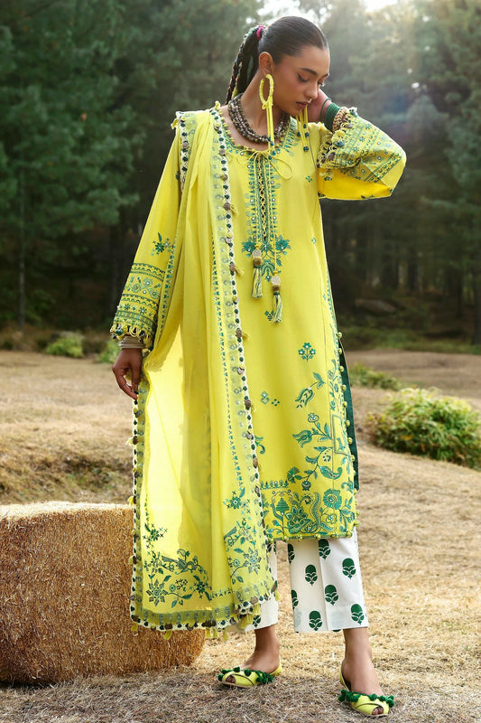 Picture of Zaha - Neelum Lawn Collection - ELAYA (ZL25-10 B) - Unstitched - Available at Raja Sahib