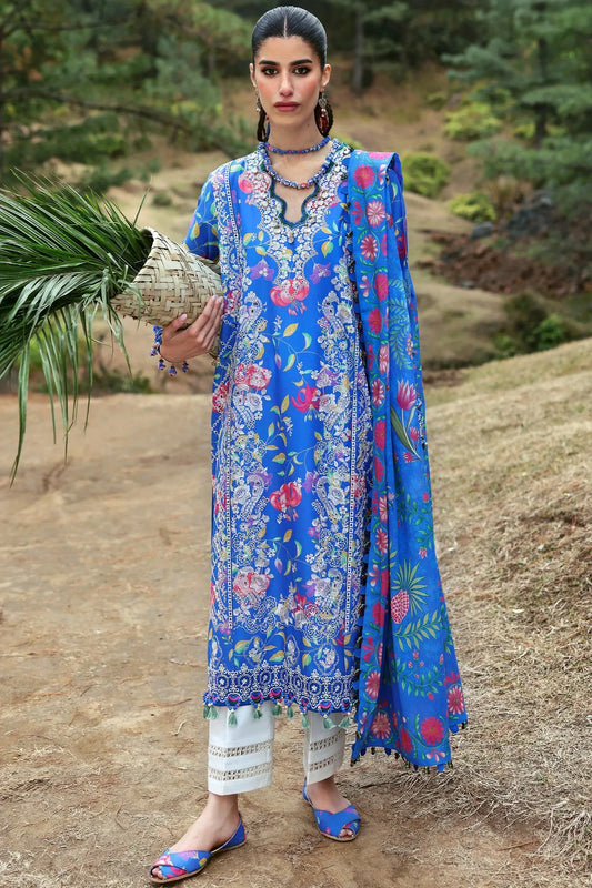 Picture of Zaha - Neelum Lawn Collection - ZAYANA (ZL25-01 B) - Unstitched - Available at Raja Sahib