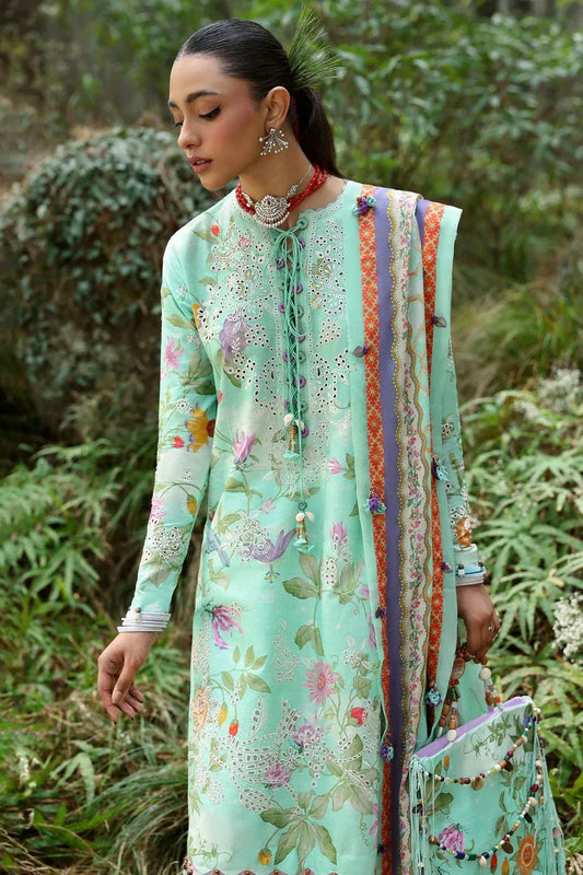 Picture of Zaha - Neelum Lawn Collection - ELARA (ZL25-02 B) - Unstitched - Available at Raja Sahib