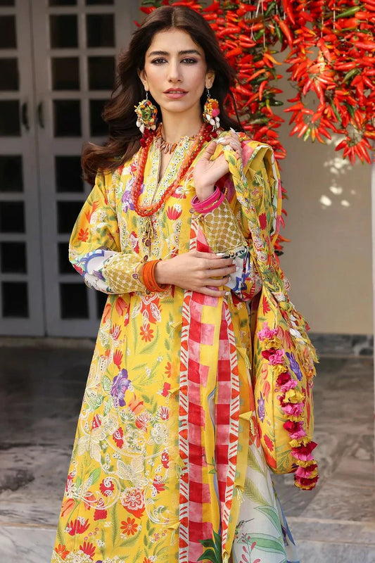 Picture of Zaha - Neelum Lawn Collection - ZARAAH (ZL25-08 A) - Unstitched - Available at Raja Sahib
