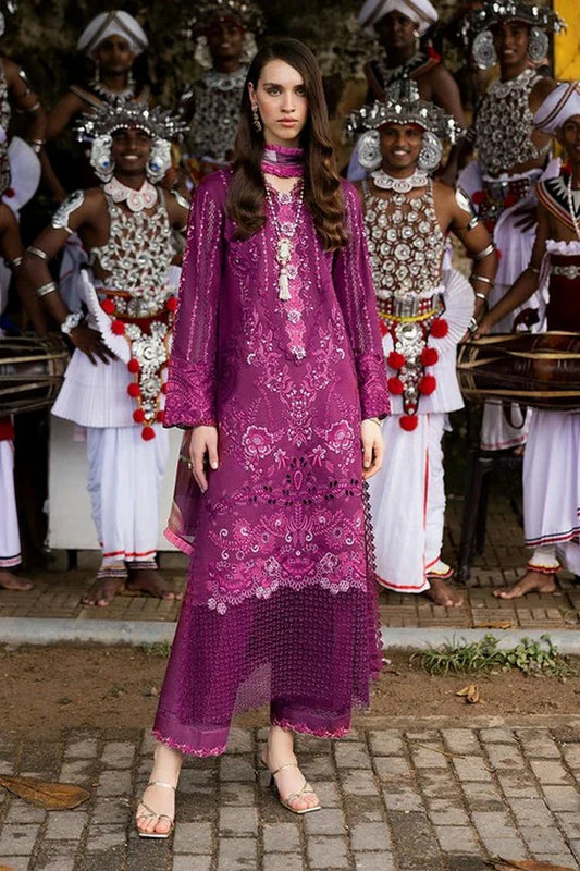 Picture of Mushq - Manaram Luxury Lawn Collection - 05 Eternal Beat - Unstitched - Available at Raja Sahib