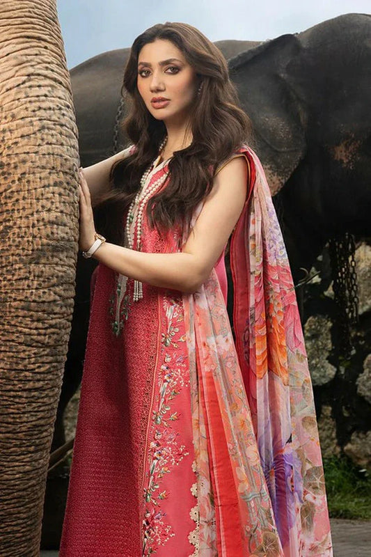 Picture of Mushq - Manaram Luxury Lawn Collection - 06 Eternal Radiance - Unstitched - Available at Raja Sahib