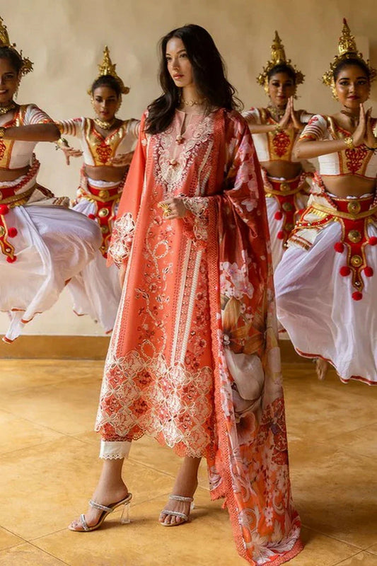 Picture of Mushq - Manaram Luxury Lawn Collection - 07 Starry Side - Unstitched - Available at Raja Sahib