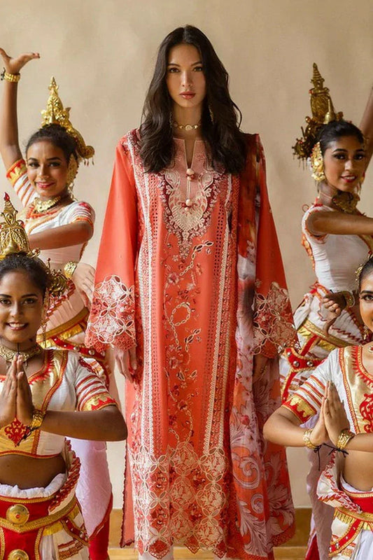 Picture of Mushq - Manaram Luxury Lawn Collection - 07 Starry Side - Unstitched - Available at Raja Sahib