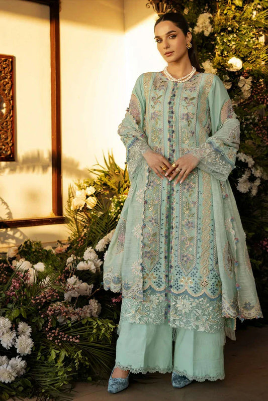 Picture of Kahf - Luxury Festive Lawn Collection - KLR-10 Elva - Unstitched - Available at Raja Sahib