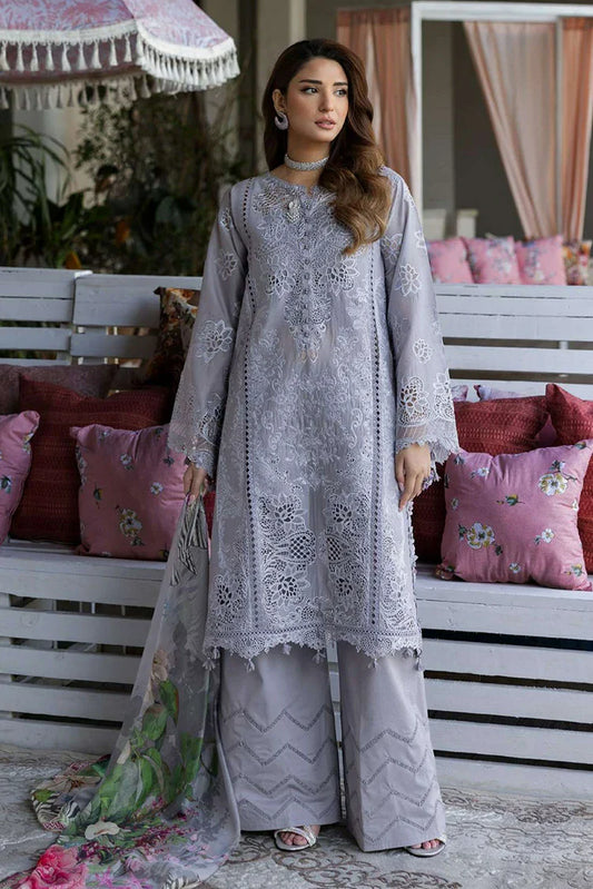 Picture of Kahf - Luxury Festive Lawn Collection - KLR-04 Lilia - Unstitched - Available at Raja Sahib