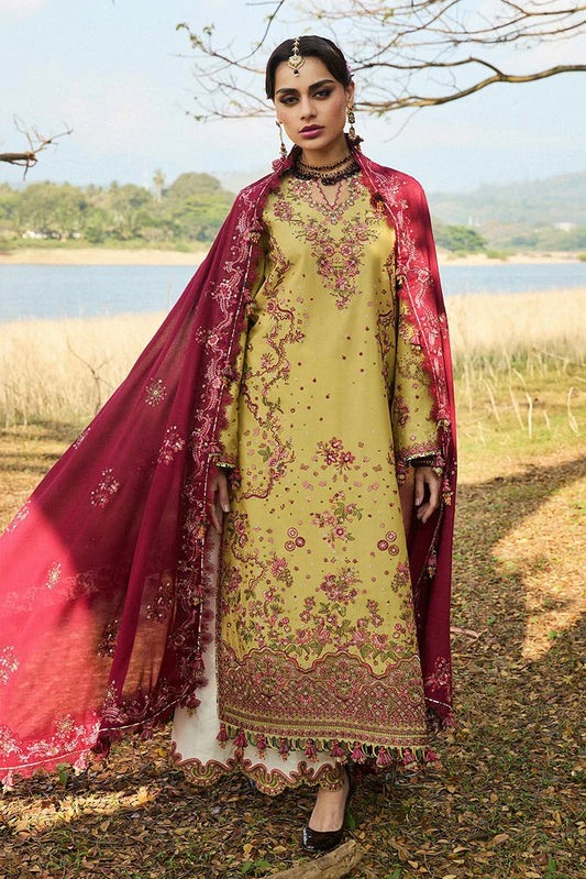 Picture of Hussain Rehar - Eid Luxury Lawn Collection - 03 Minted - Unstitched - Available at Raja Sahib