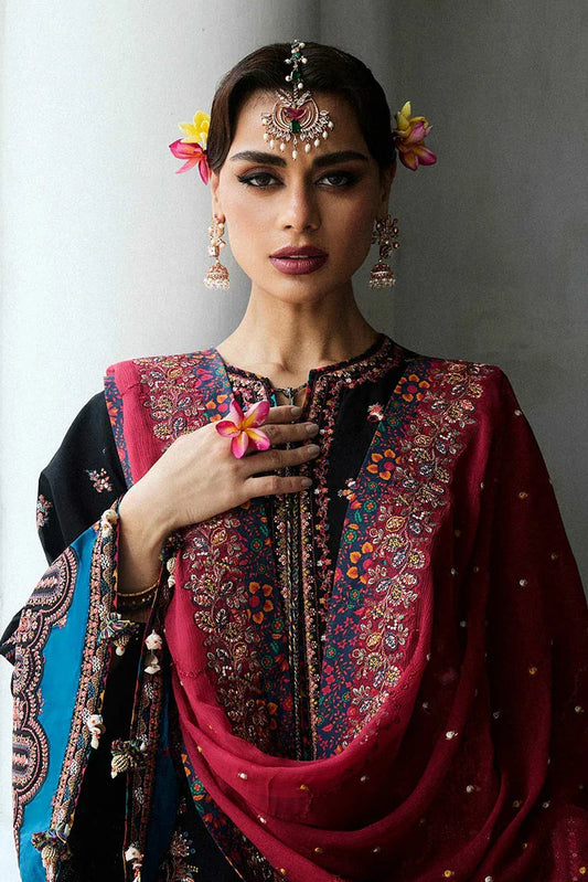 Picture of Hussain Rehar - Eid Luxury Lawn Collection - 04 Bliz - Unstitched - Available at Raja Sahib