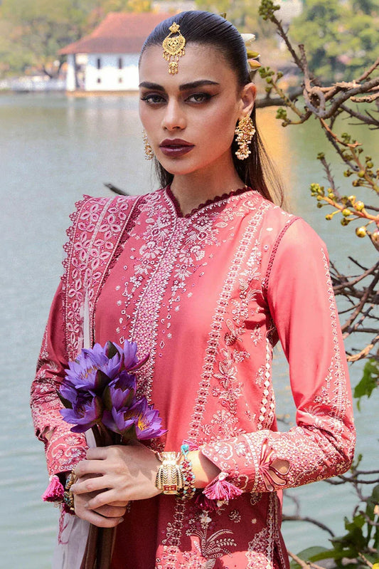Picture of Hussain Rehar - Eid Luxury Lawn Collection - 05 Flare - Unstitched - Available at Raja Sahib