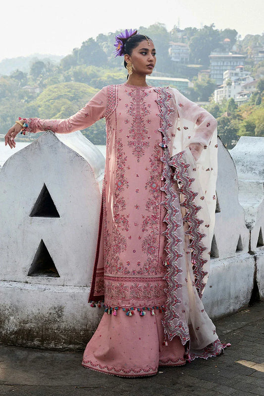 Picture of Hussain Rehar - Eid Luxury Lawn Collection - 07 Peaar - Unstitched - Available at Raja Sahib