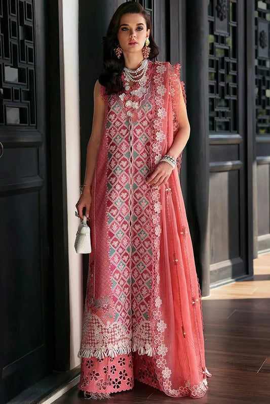 Picture of Republic Womenswear - Kalani Eid Luxury Lawn Collection - D1-A - Ayra - Unstitched - Available at Raja Sahib