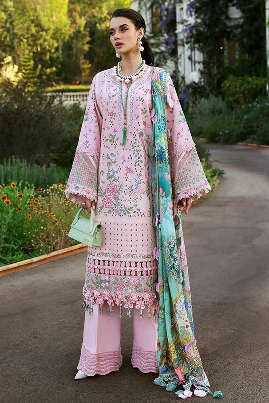 Picture of Republic Womenswear - Kalani Eid Luxury Lawn Collection - D5-A - Meher - Unstitched - Available at Raja Sahib