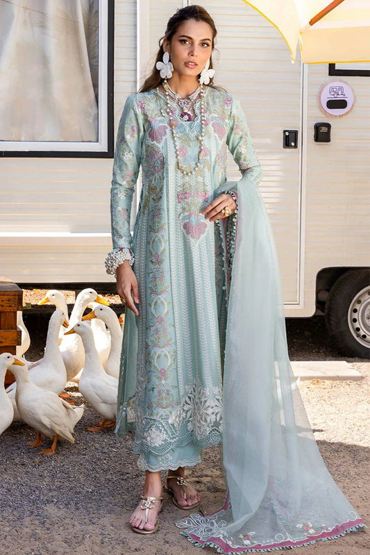 Picture of Saira Shakira - Luxury Lawn Collection - 3A DILARA-A - Unstitched - Available at Raja Sahib