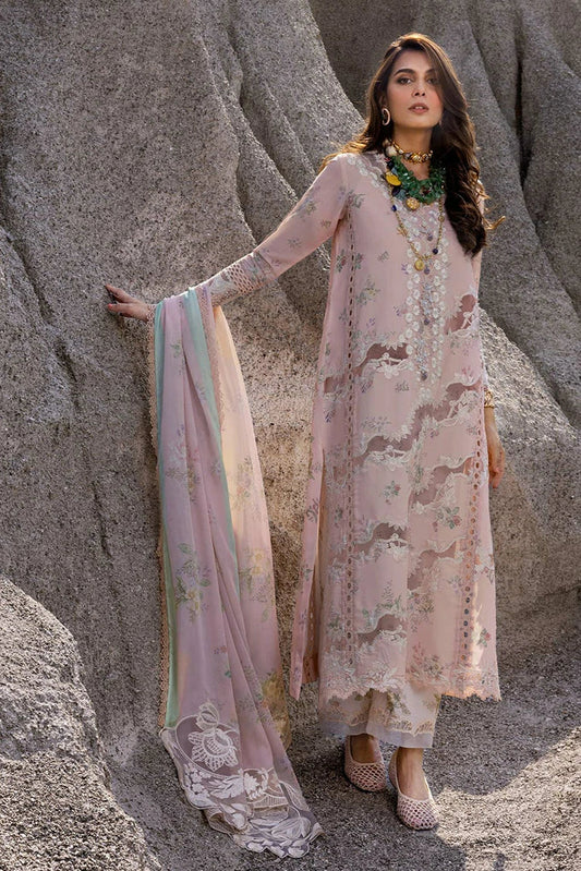 Picture of Saira Shakira - Luxury Lawn Collection - 7B SERENA-B - Unstitched - Available at Raja Sahib