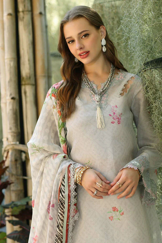 Picture of Noor by Saadia Asad - Noor Eid Luxe Printedkari Ramadan Edit - Design 10A - Unstitched - Available at Raja Sahib
