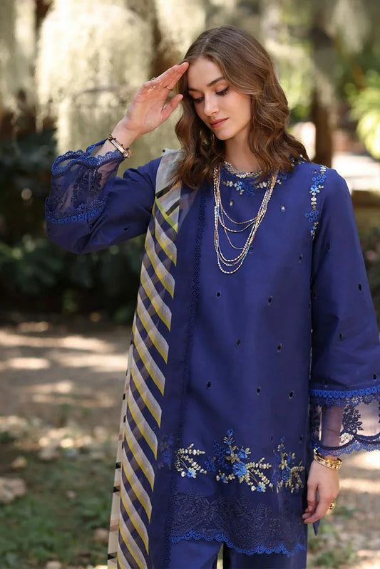 Picture of Noor by Saadia Asad - Noor Eid Luxe Printedkari Ramadan Edit - Design 3A - Unstitched - Available at Raja Sahib