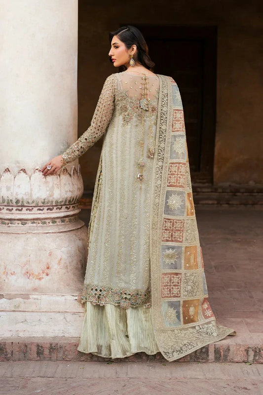 Picture of Iznik - Luxury Handwork Chiffon Collection - ILC-02 Embroidered Chiffon - Unstitched - Available at Raja Sahib