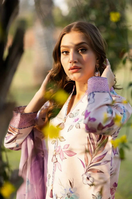 Picture of Alizeh - Sheen Printed Lawn Eid Edit Vol 3 - 04- FERO - Unstitched - Available at Raja Sahib